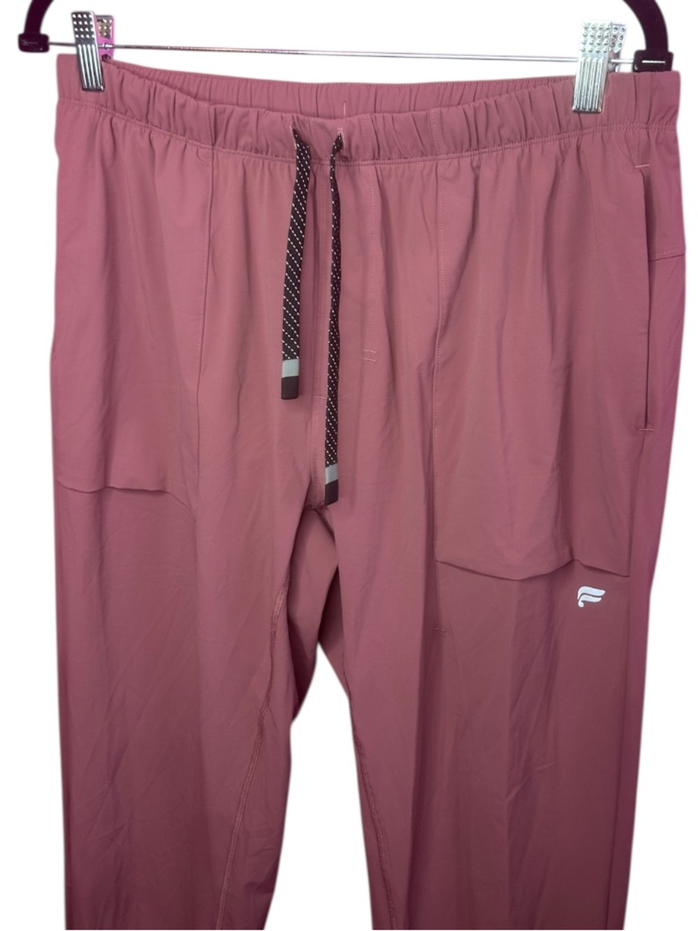 Fabletics Men's The One Jogger Moonlight Mauve/Oxblood Large - Picture 3 of 11